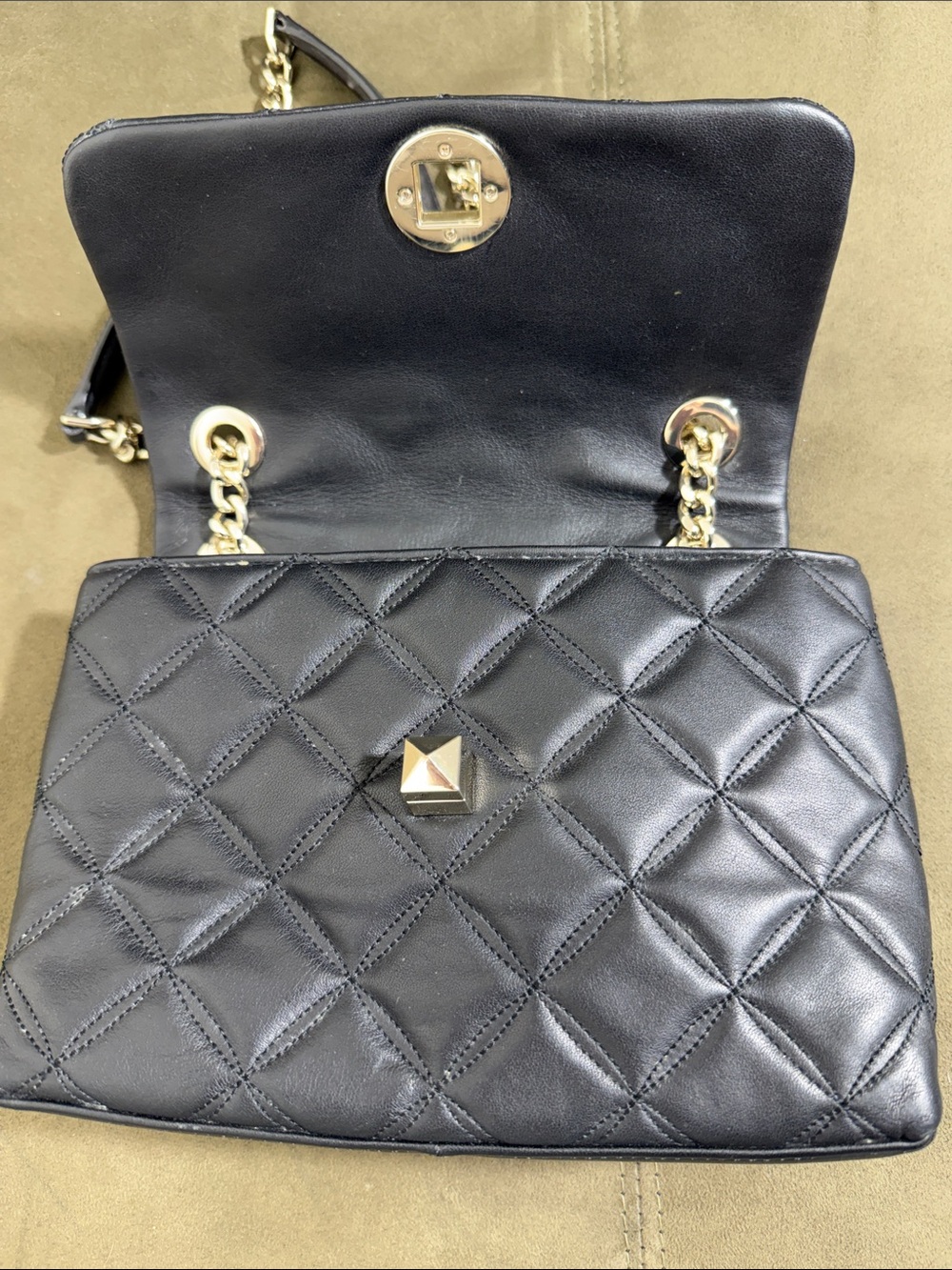 Kate Spade New York Natalia Quilted Leather Shoulder/Crossbody bag✨ - Picture 5 of 7